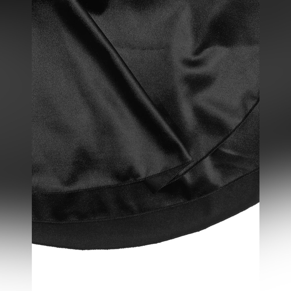 Women’s plain lace up backless tiered layer spaghetti strap black dress. Sexy - Picture 6 of 6